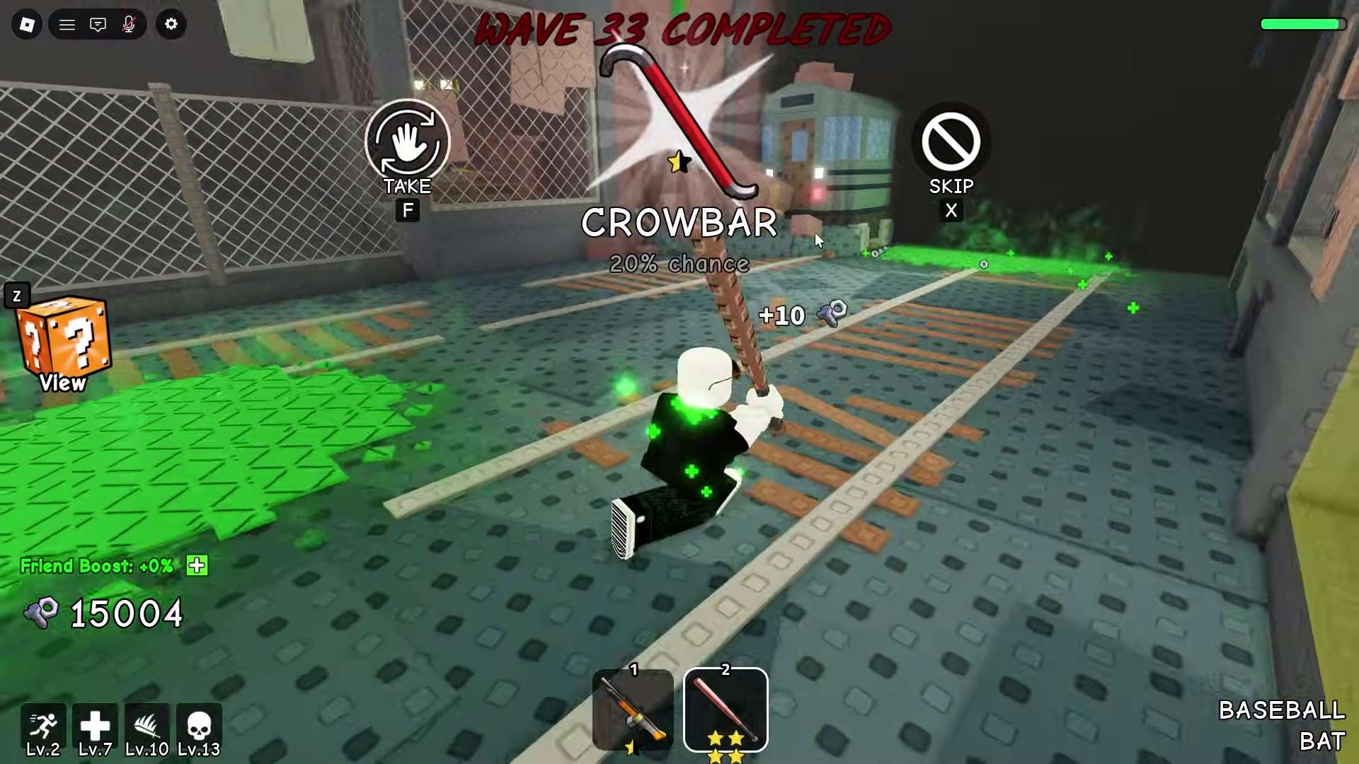 Survive Wave Z - Lobby Life and Weapon Crafting